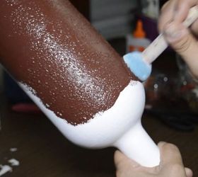 DIY Decoupage And Crackle Using Elmer\u0027s Glue